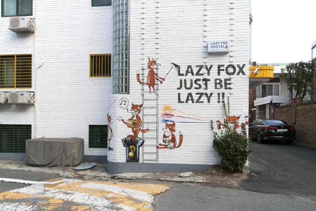 Hongdae Lazy Fox Hostel In Seul Exterior foto